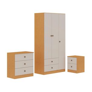 Combo Vekkahome Savana Closet + Cajonera + Velador