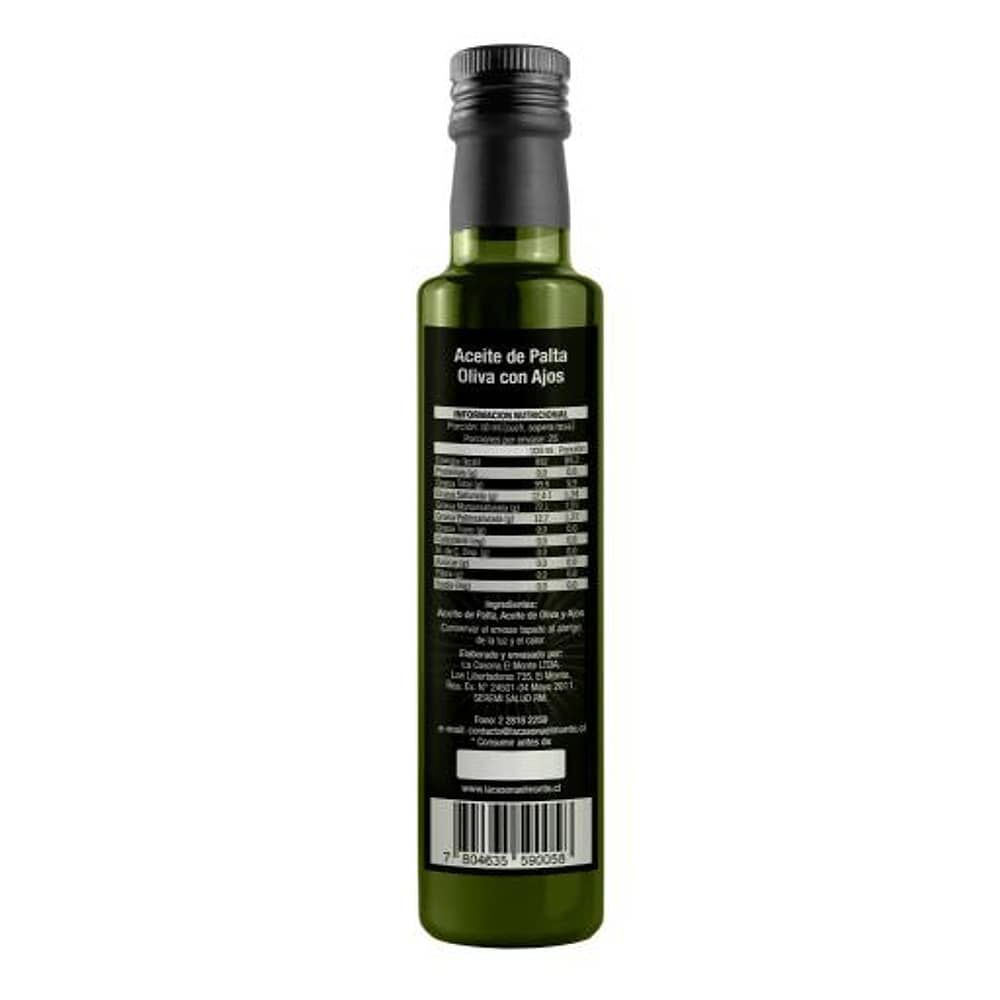 Aceite Gourmet Palta Oliva Ajos Fritos - 250 Ml. image number 1.0