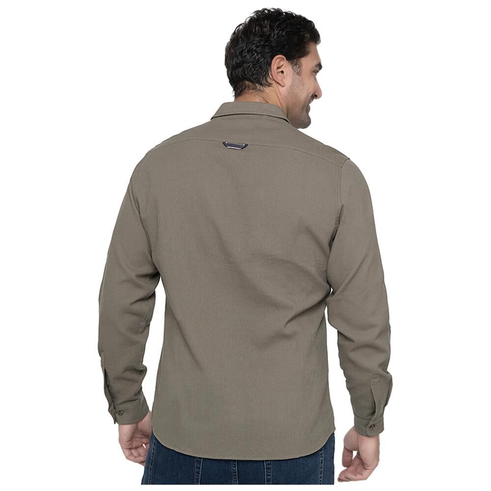 Camisa Texturizada Manga Larga Hombre Panama Jack image number 5.0