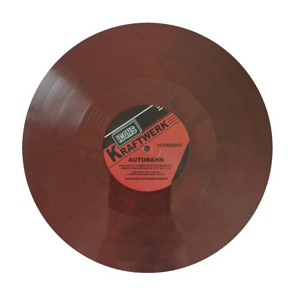 Kraftwerk - Autobahn Gin Reader Remix (12" Maxi Single) (red Vinyl) | 12" Maxi Single Vinilo image number 3.0