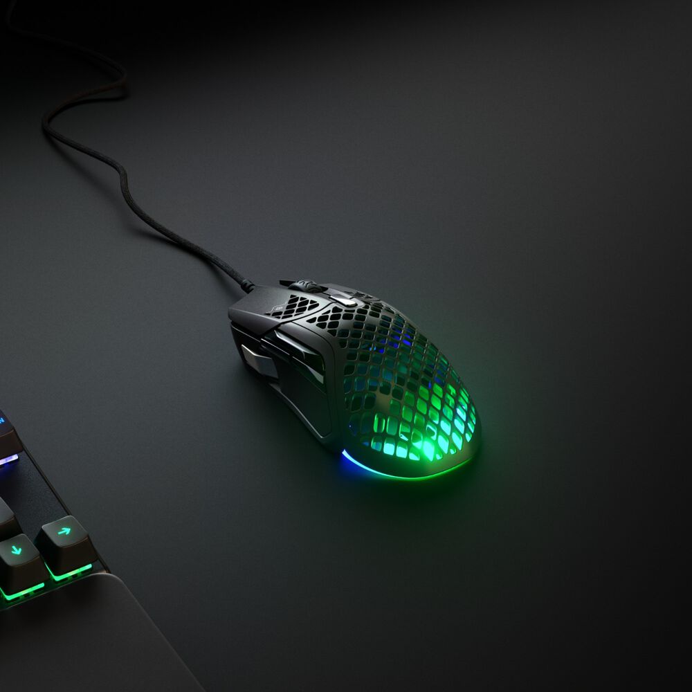 Mouse Gamer Steelseries Aerox 5 Ultraligero 18000 Dpi Negro image number 4.0