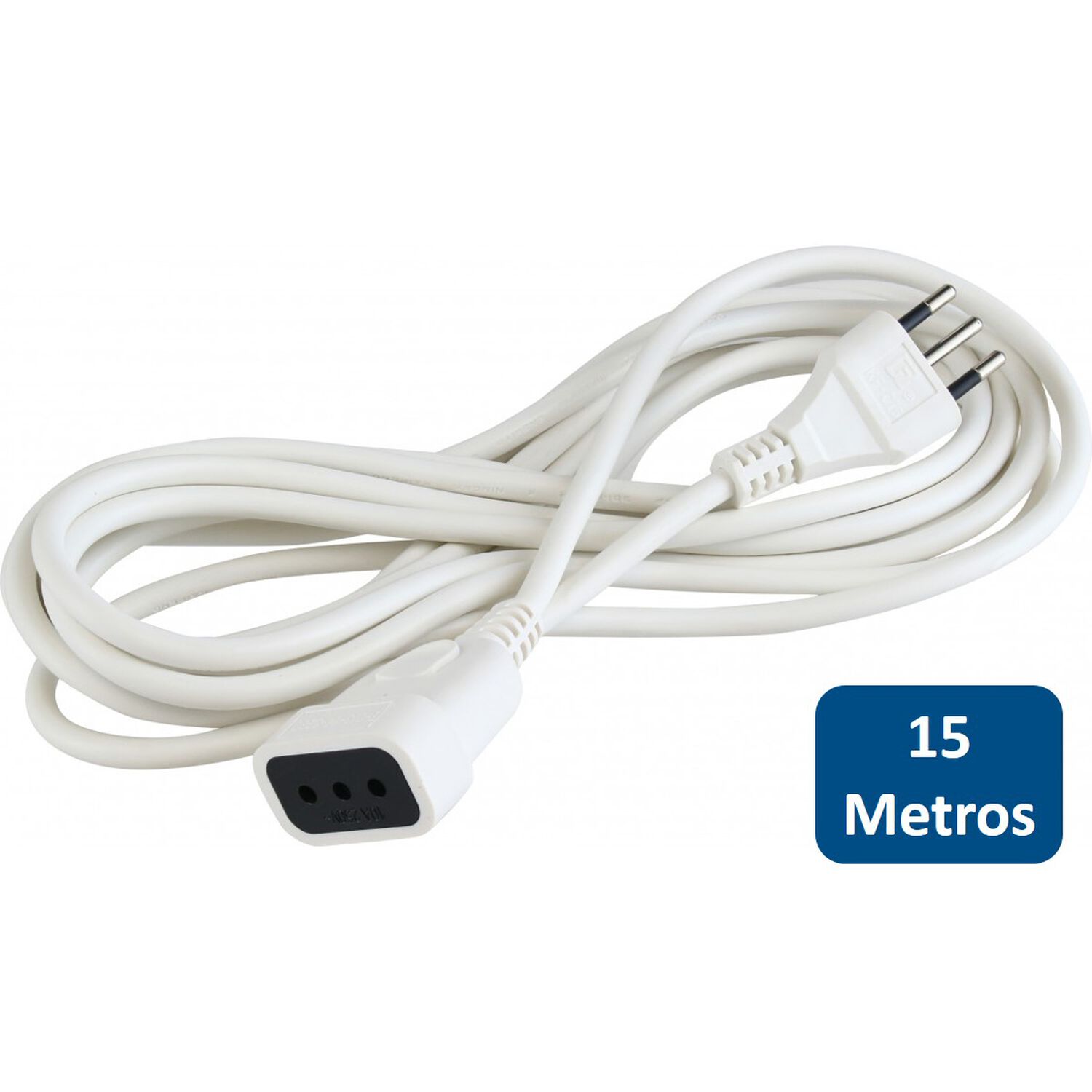 Alargador Blanco 2200w 15mts - Rema image number 0.0
