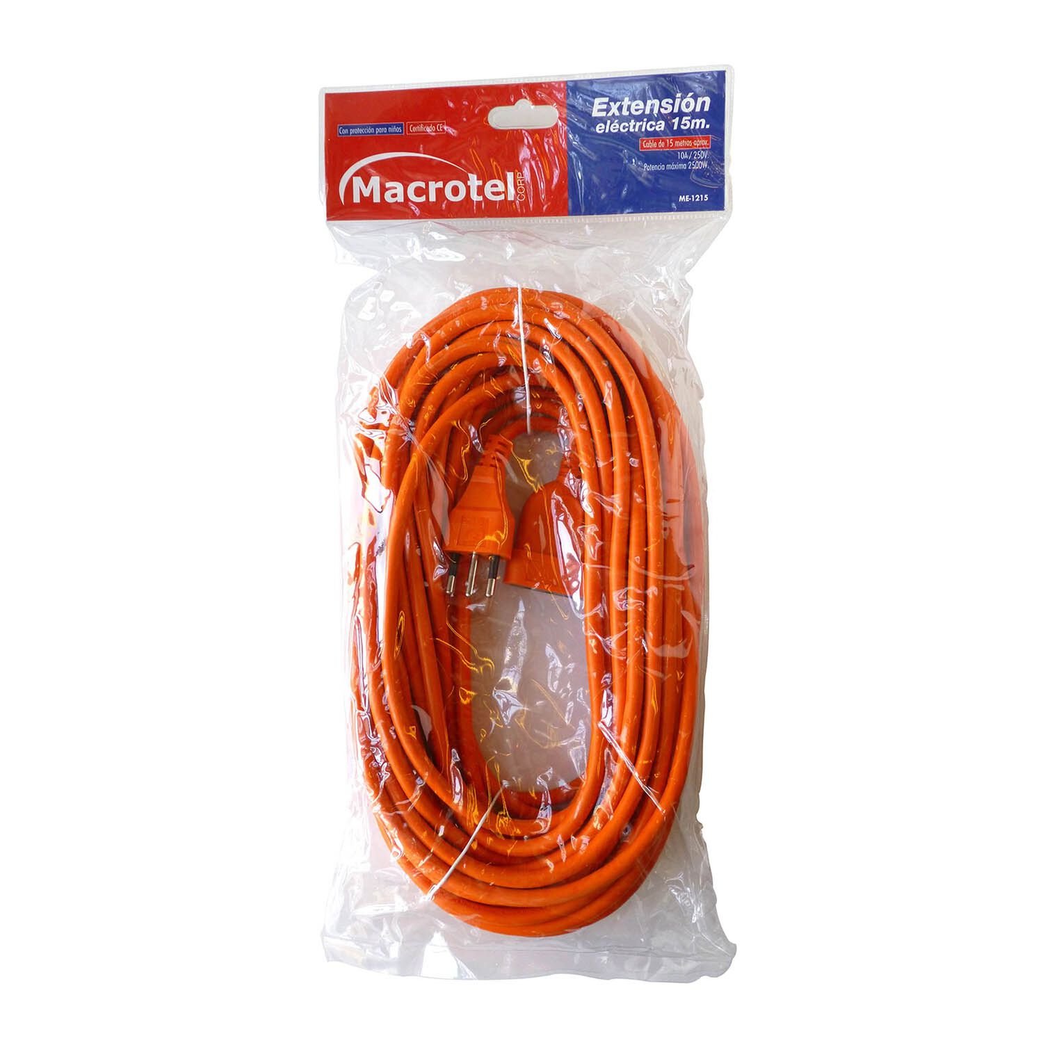 Extensi&oacute;n El&eacute;ctrica Macrotel 15 Metros 2500w image number 1.0