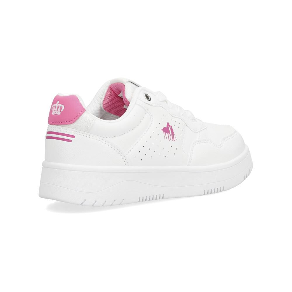 Zapatilla Infantil Niña The King's Polo Club White image number 3.0