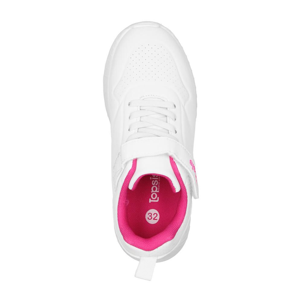 Zapatilla Infantil Niña Topsis White image number 4.0