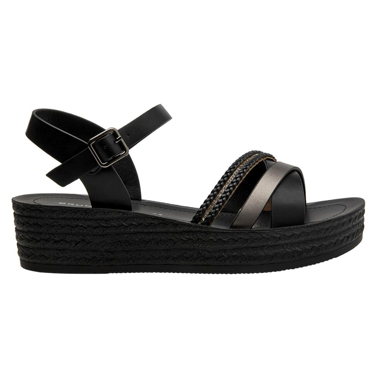 Sandalia Mujer Bruno Rossi Brm0112 Negro image number 0.0