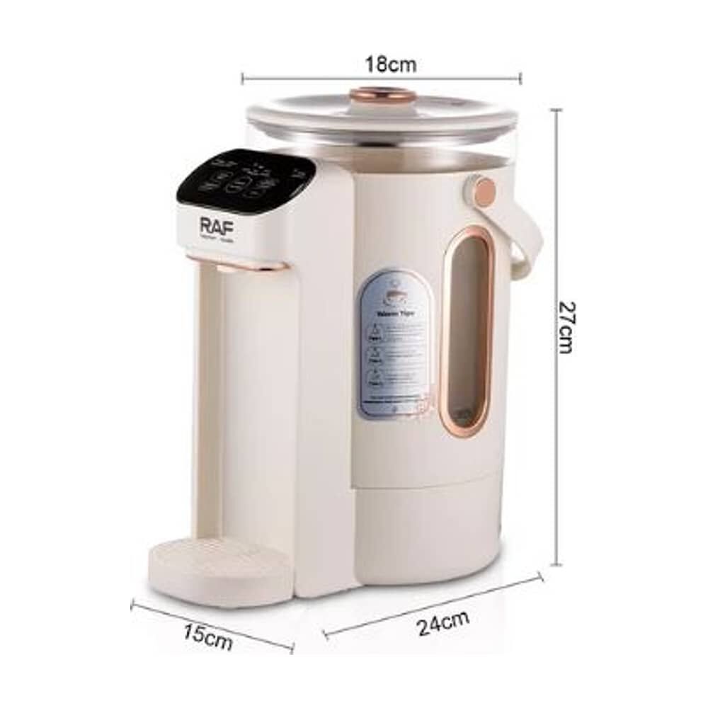 Hervidor De Agua Termo El&eacute;ctrico 3l Litros Raf 800w Rosa image number 1.0