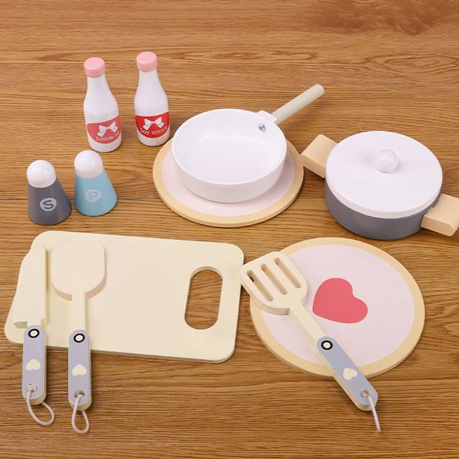 Set De Cocina+utensilios De Madera Unisex image number 3.0