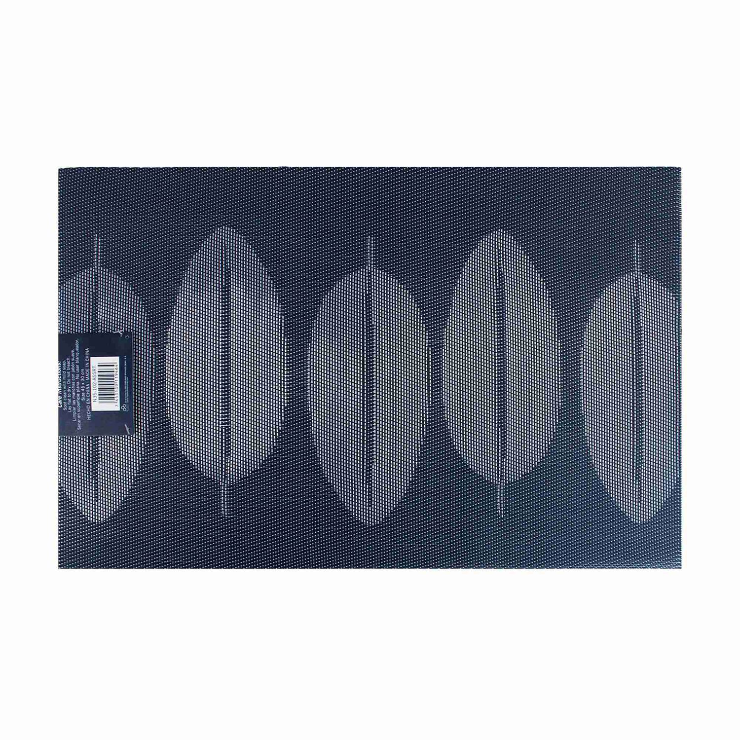 Pack 2 Individuales Nautica Home 45x30cm Reversible Hojas Azul image number 2.0