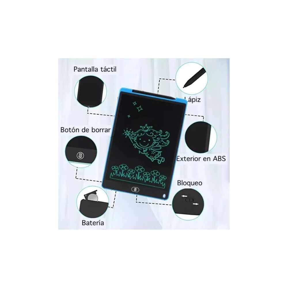 Tablet Pizarra De Escritura Lcd Magic Board 12 Pulgadas Inteligente image number 2.0