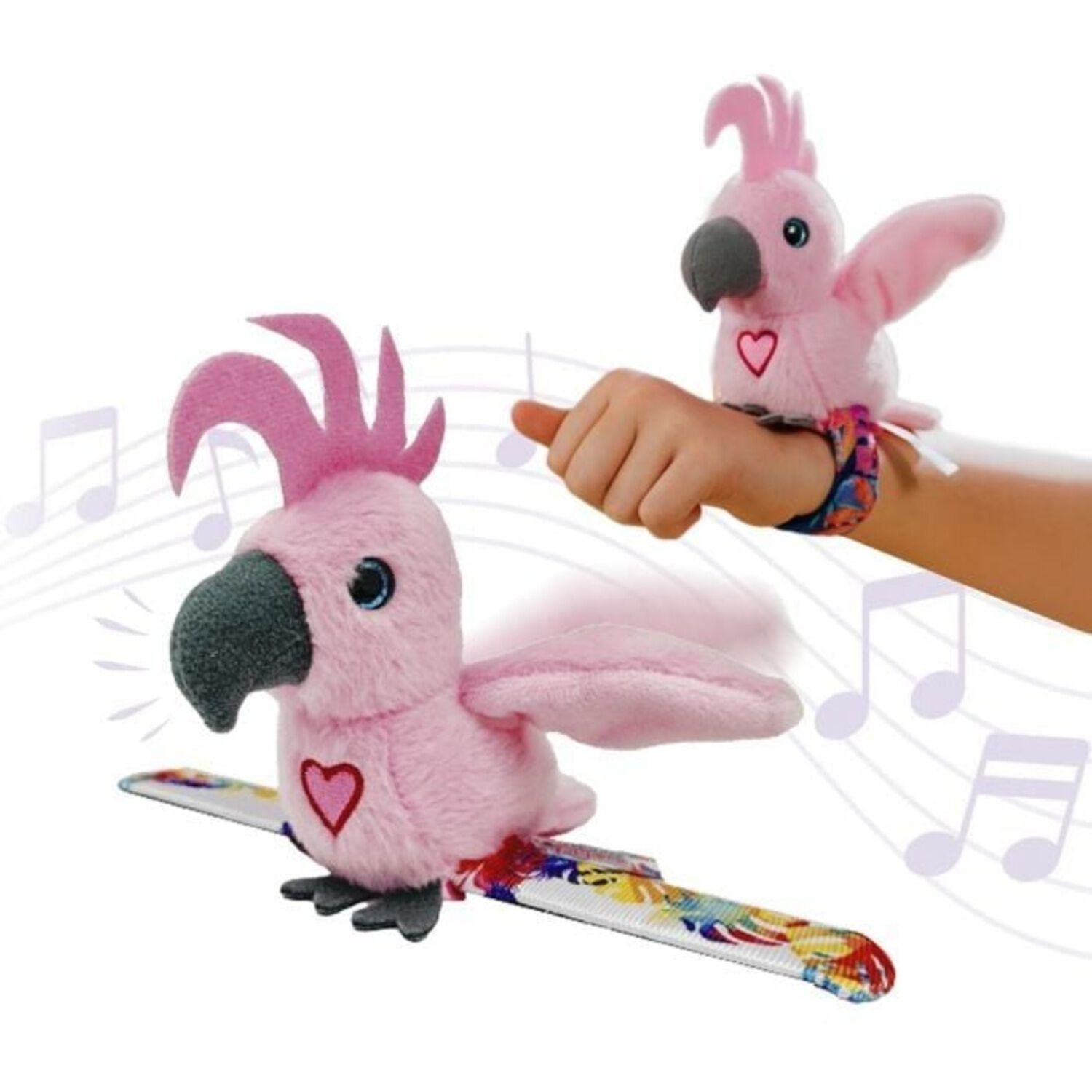 Peluche Repite Canta Aletea Happy Yappers Cacatua image number 0.0
