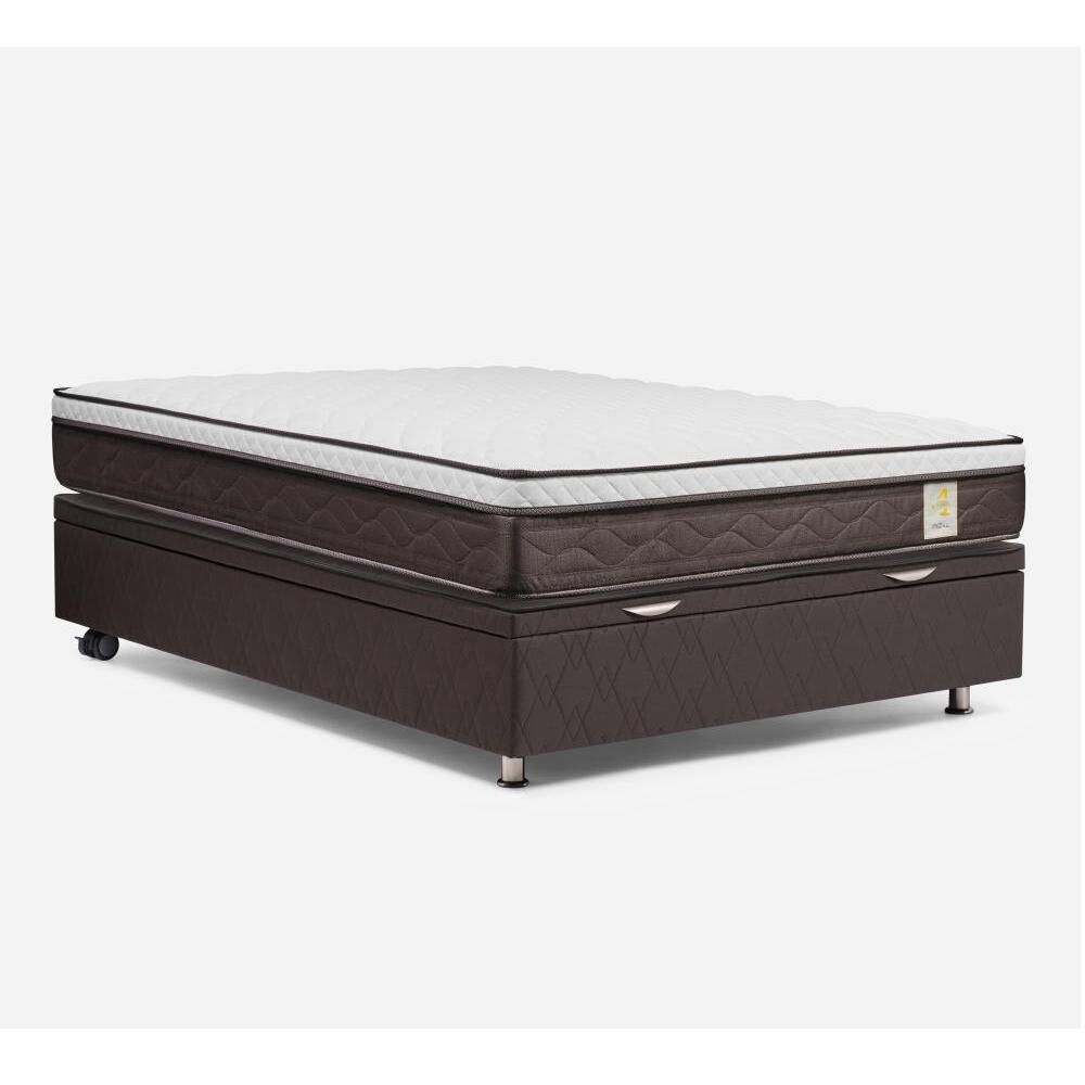 Cama Ba&uacute;l Rosen New Style 4 / 2 Plazas / Base Normal image number 1.0