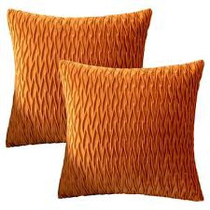 Set De 2 Cojines De Terciopelo Ondas