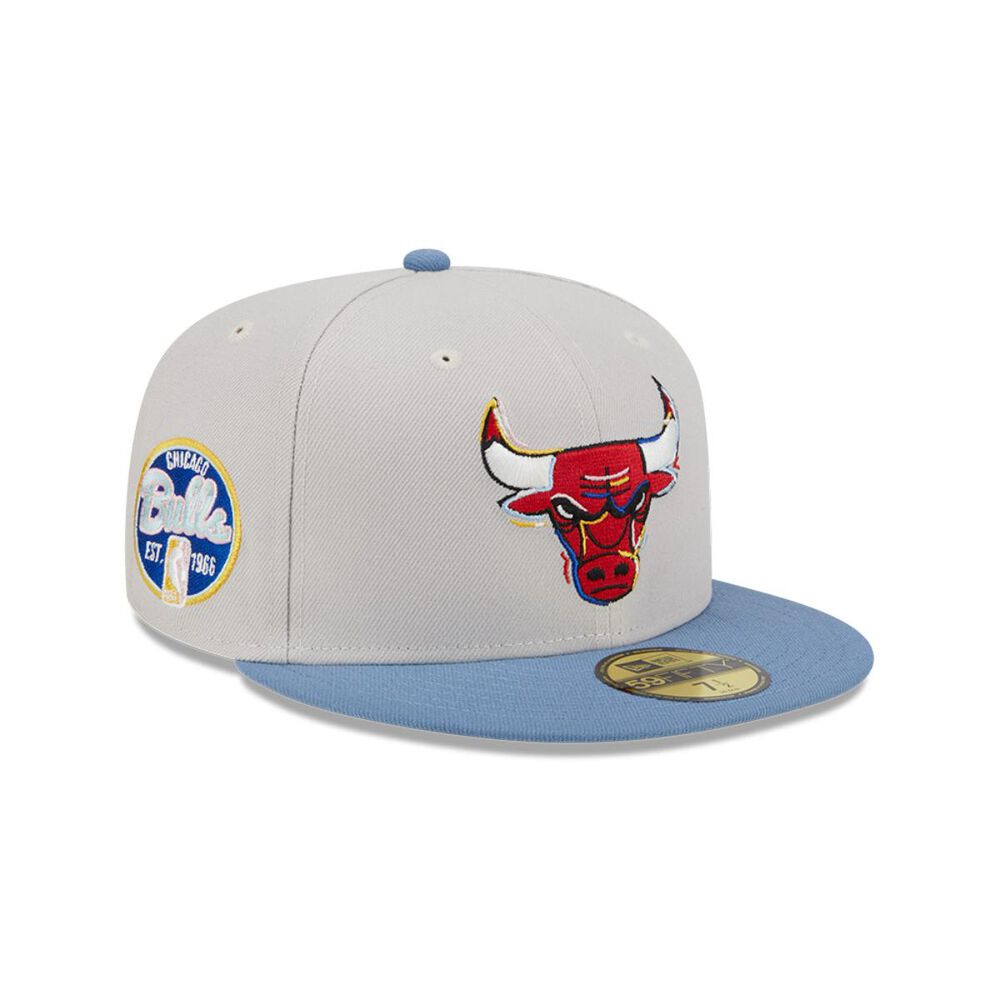 Gorra 59fifty Chicago Bulls Color Brush Beige image number 0.0