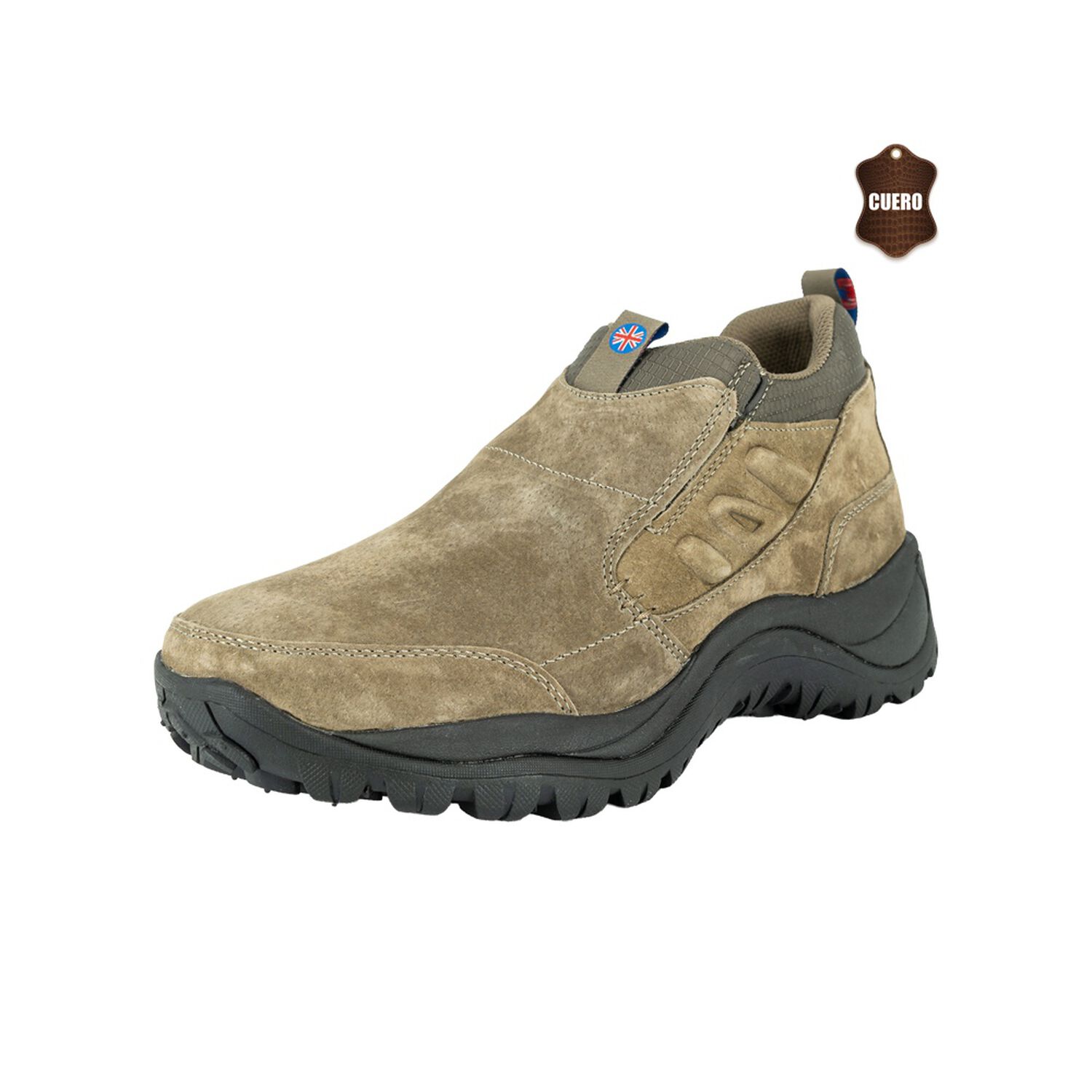 Botin De Cuero Cota Khaki London Adixt image number 0.0
