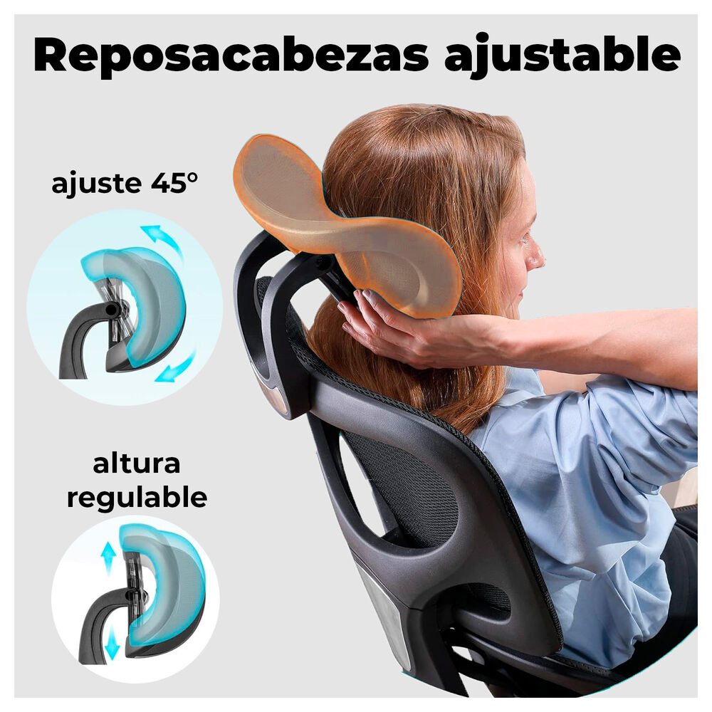 Silla Ejecutiva Ergon&oacute;mica Comodidad Y Dise&ntilde;o Moderno image number 3.0