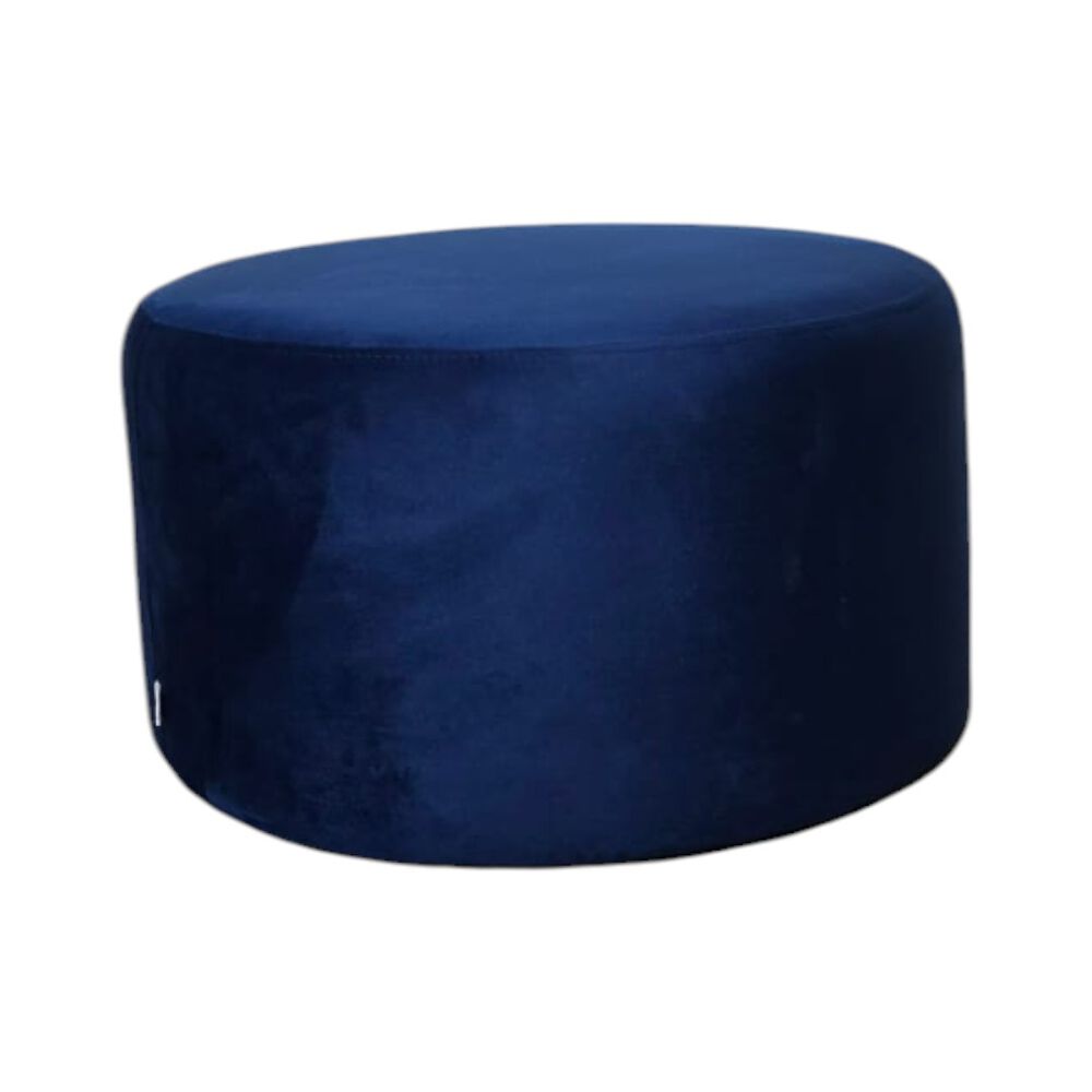 Pouf Grande Felpa Azul Marino image number 4.0