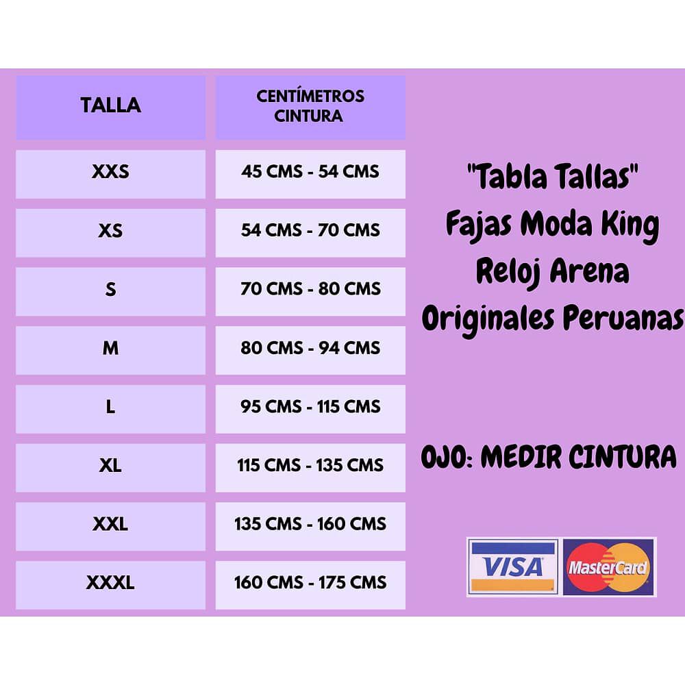 Faja Body Moda King Originales Reloj De Arena Negra image number 2.0