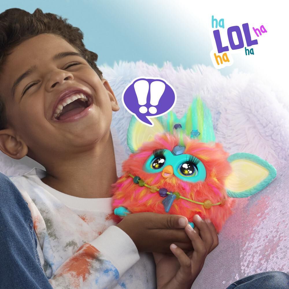 Peluche Interactivo Hey Furby F6744 Coral image number 4.0