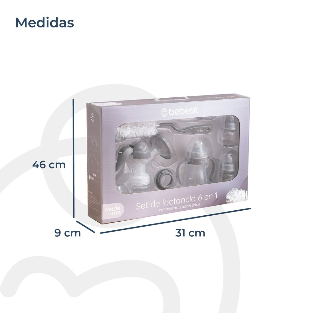 Set De Lactancia 6 En 1 Mamaderas Y Accesorios Bebesit image number 6.0
