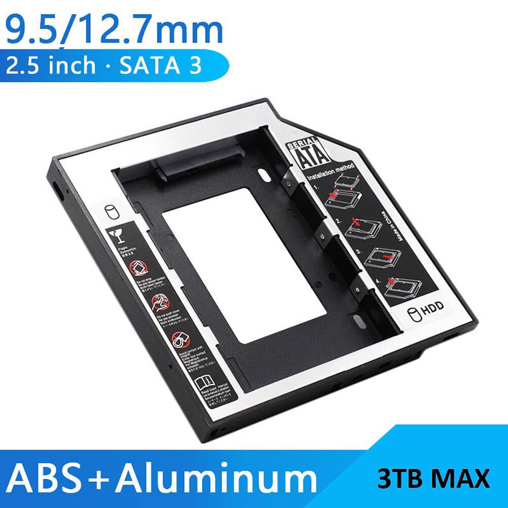 Caddy Para Disco Ssd O Hdd De 2.5" Sata / 9.5mm High Speed image number 3.0