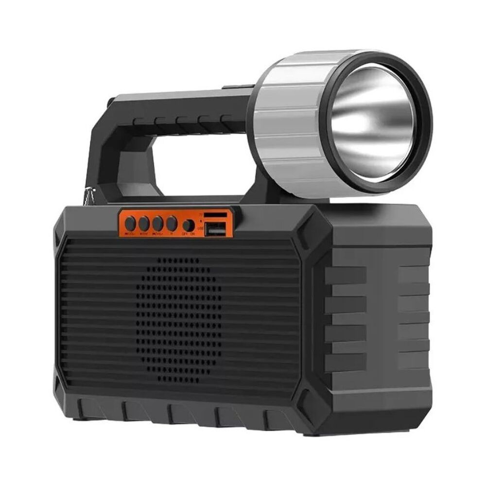 Lampara Solar Con Ampolletas Linterna Portatil Radio Fm Usb image number 3.0