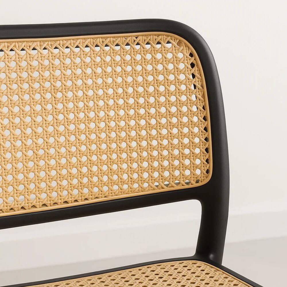 Silla De Restaurant O Terraza Comedor Hoffman Enrejada - Negra image number 12.0