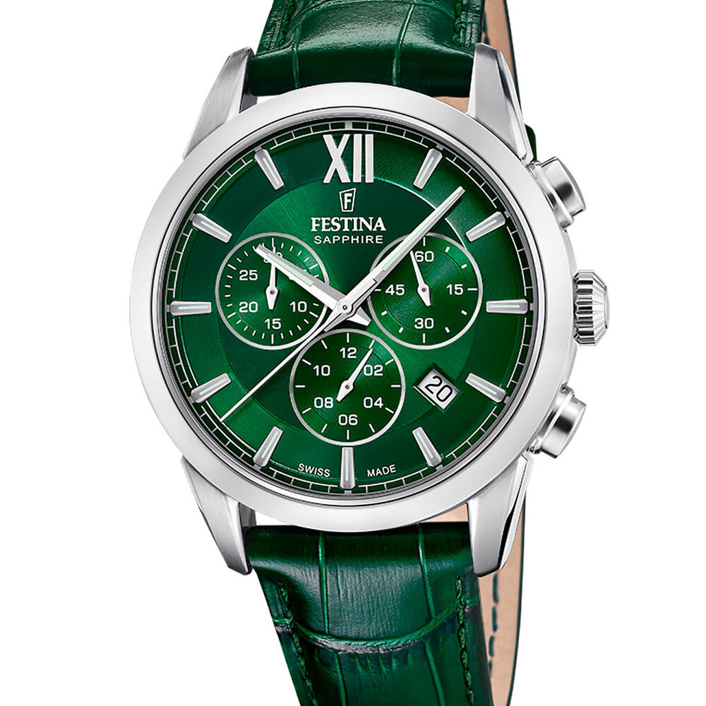 Reloj F20041/3 Festina Swiss Verde Hombre Chrono image number 0.0