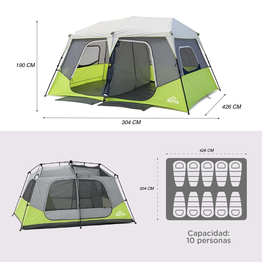 Carpa Instant&aacute;nea Quickcamp 10 Personas image number 4.0