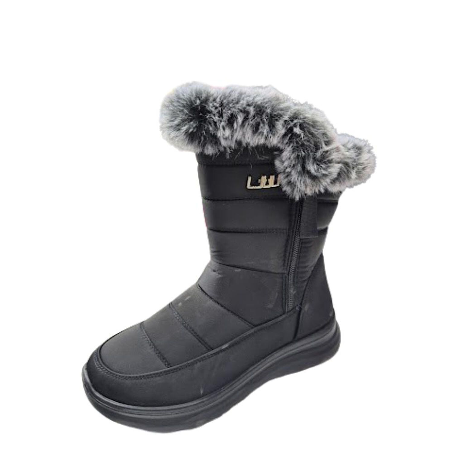 Bota De Nieve Mujer Negro image number 0.0