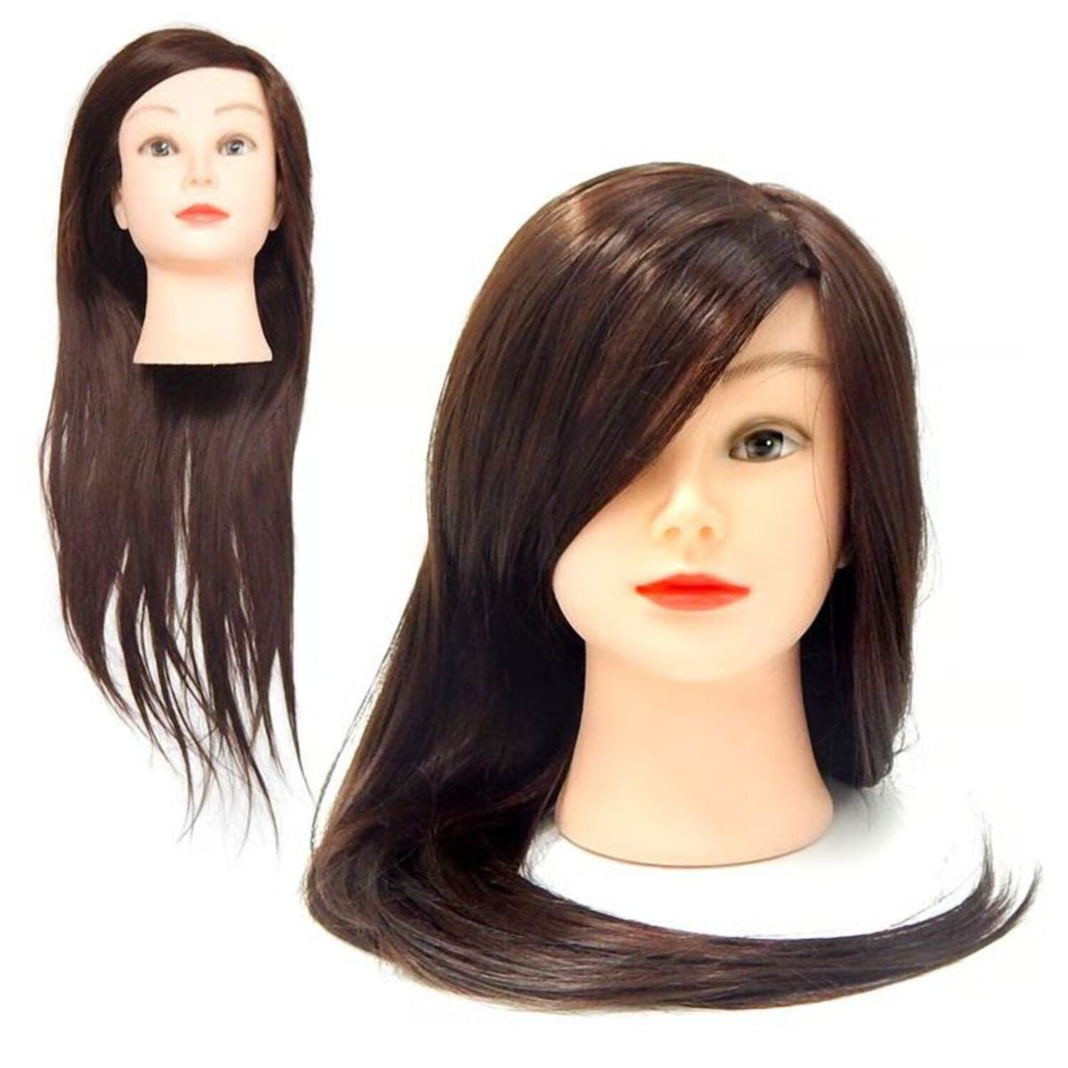 Cabeza T&eacute;cnica Cabello Sint&eacute;tico 80cm Largo image number 0.0