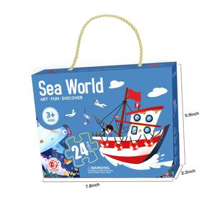 Rompecabezas Mundo Marino Para Niños