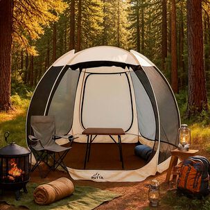 Toldo Comedor Camping Instant&aacute;neo Plegable 3.05 X 3.05 Mts