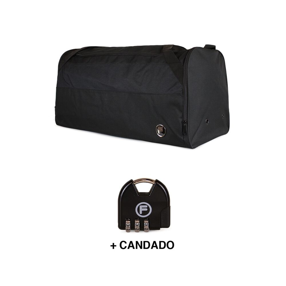 Bolso Eder L 144 Lts Negro + Candado F image number 1.0