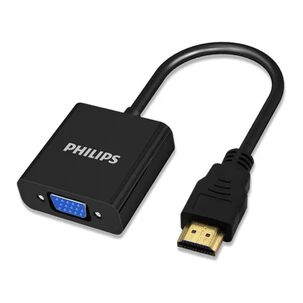 Adaptador Hdmi A Vga Pc Consolas Negro
