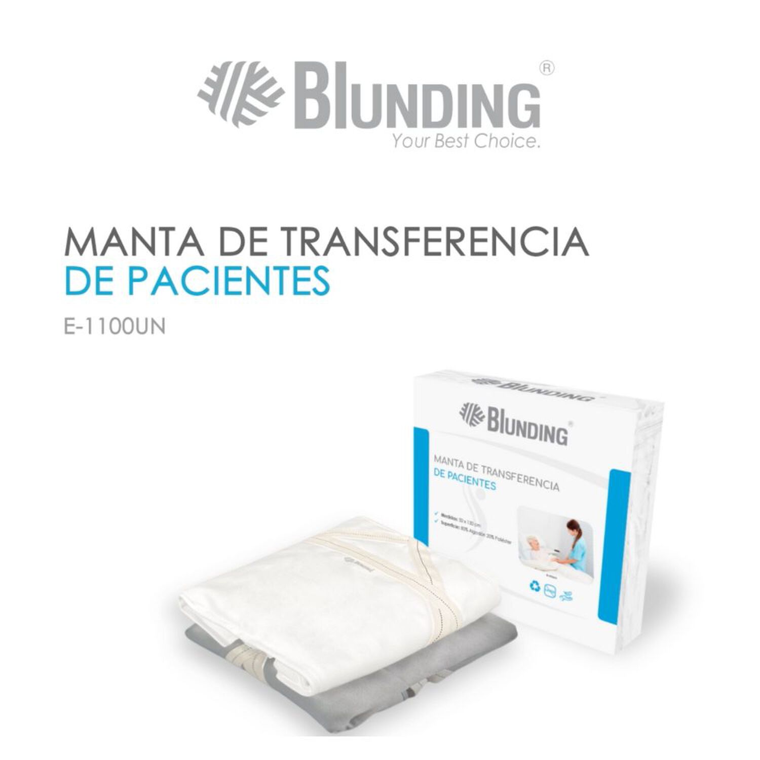 Manta De Transferencia Pacientes (130x50)-color Crudo-blunding image number 3.0