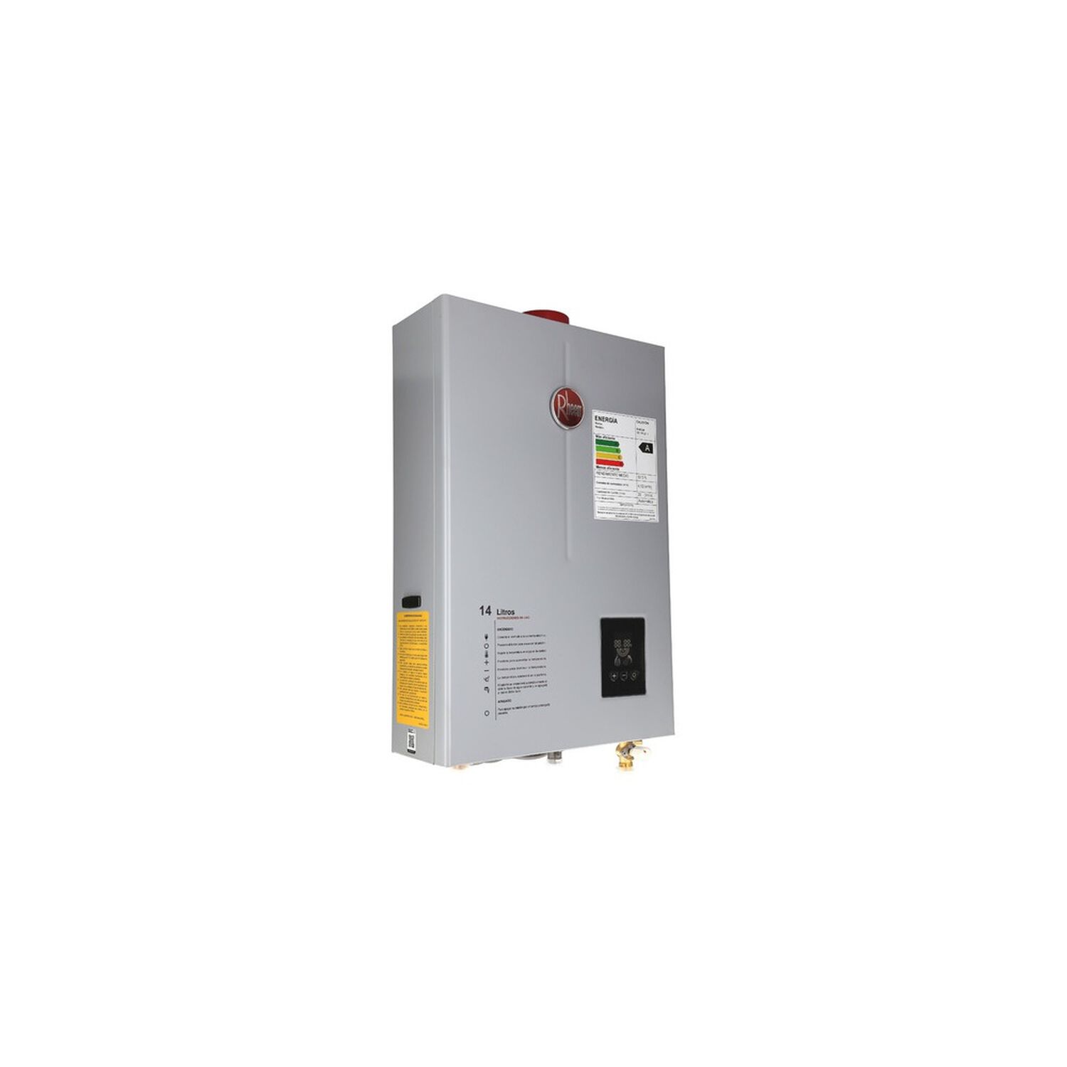 Calefont 14 Litros Gas Natural Tiro Forzado Ionizado Rheem image number 3.0