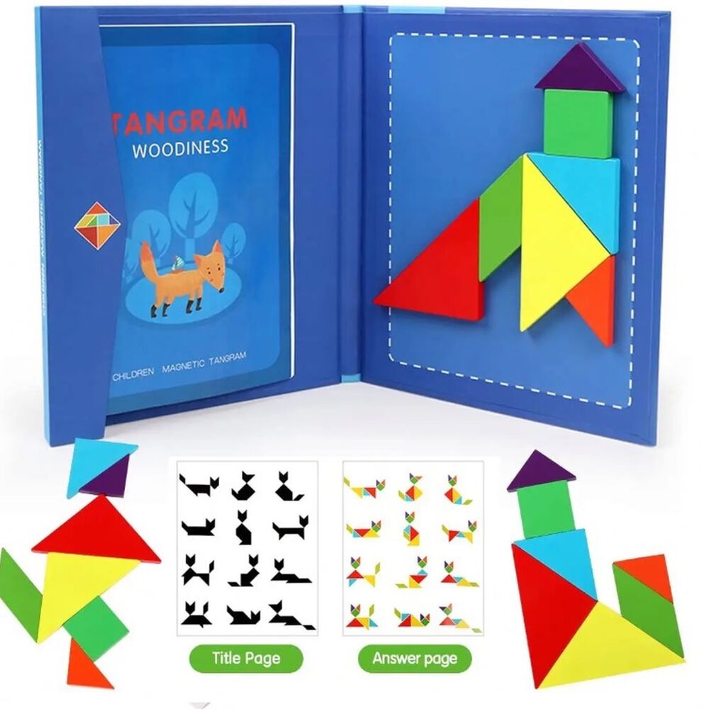 Rompecabezas Magnéticos 3d Tangrama Montessori Didáctico image number 4.0