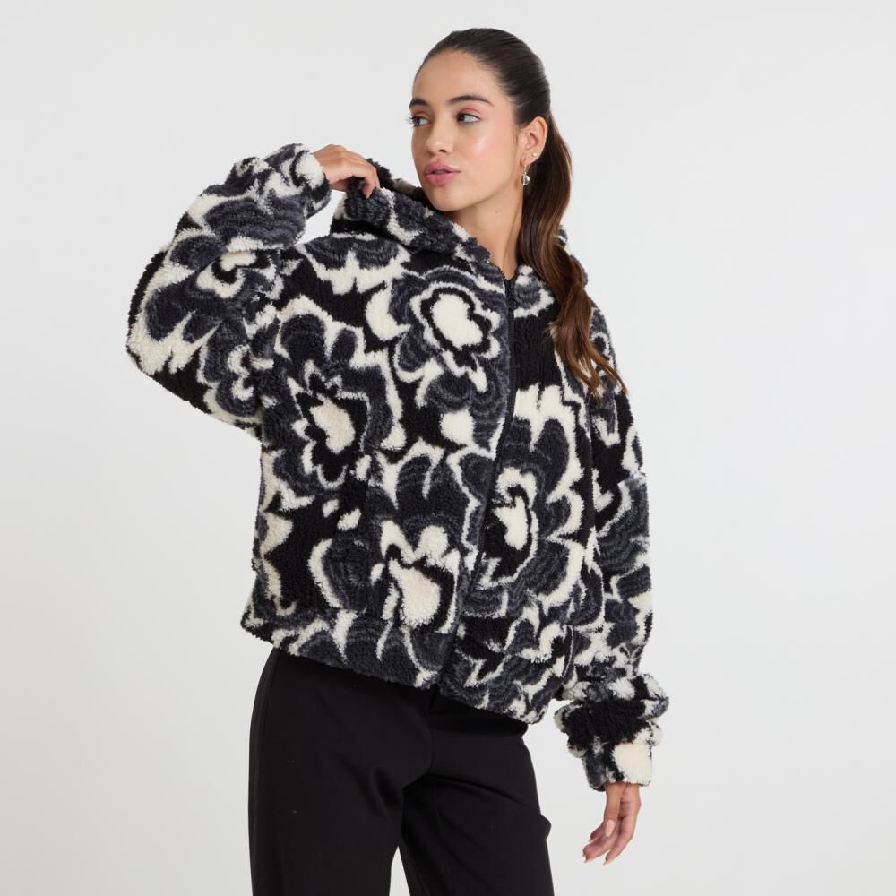 Chaqueta Regular Cuello Redondo Con Capucha Mujer Freedom image number 2.0