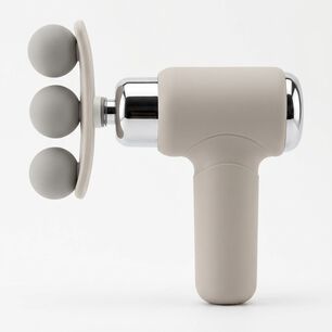 Pistola De Masaje Muscular Port&aacute;til Hf4380 + Cabezales Color Beige.
