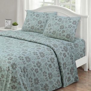 Juego De S&aacute;banas Polar Belle Noite Pastel / King