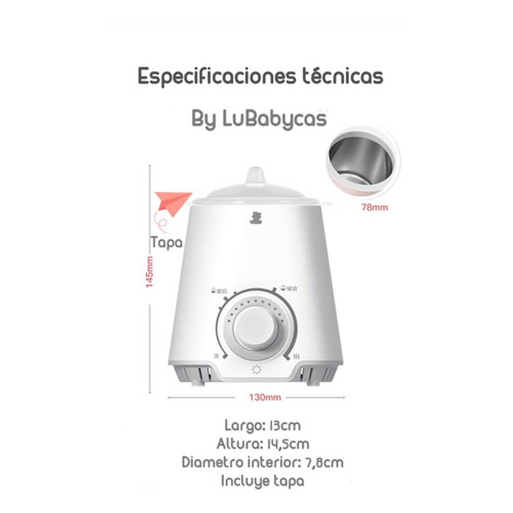 Calentador De Mamaderas 3 En 1 By Lubabycas image number 11.0