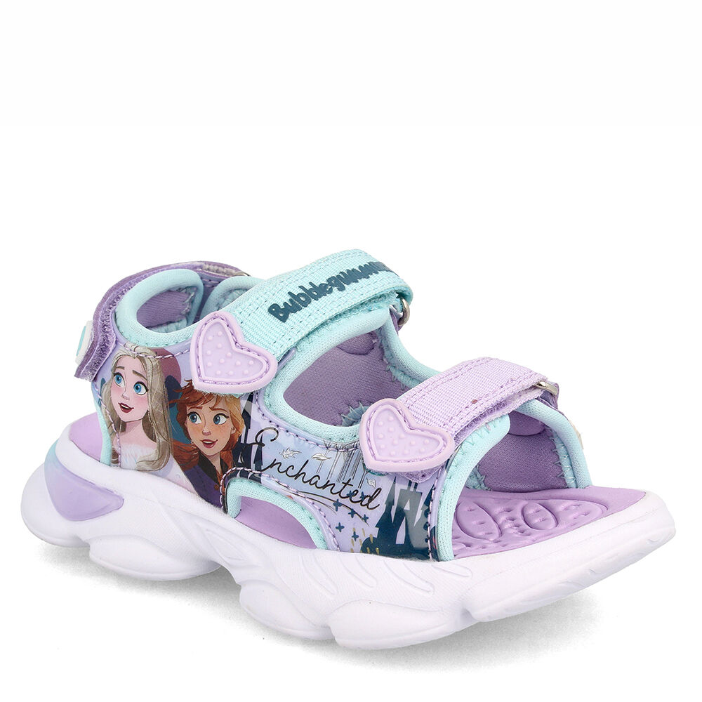 Sandalia Niña Bubblegummers Frozen 3 Lila-aqua image number 0.0