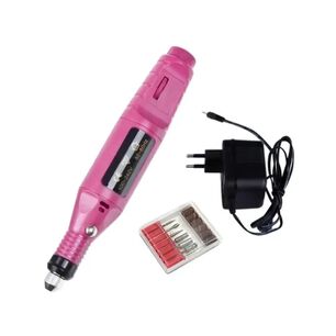 Set Torno De U&ntilde;as El&eacute;ctrico 15cm Dise&ntilde;o Rosa Elegante