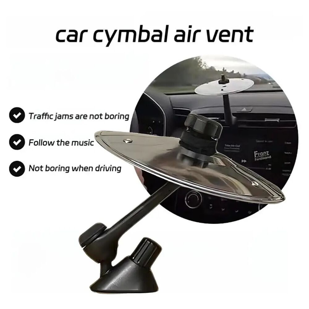 Adorno Entretenido Para Auto Mini Platillo Crash De Bater&iacute;a image number 2.0