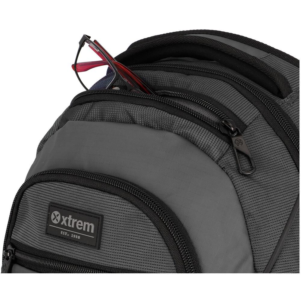 Mochila Notebook Xtrem Brooklyn 6xt Gris 15" image number 2.0