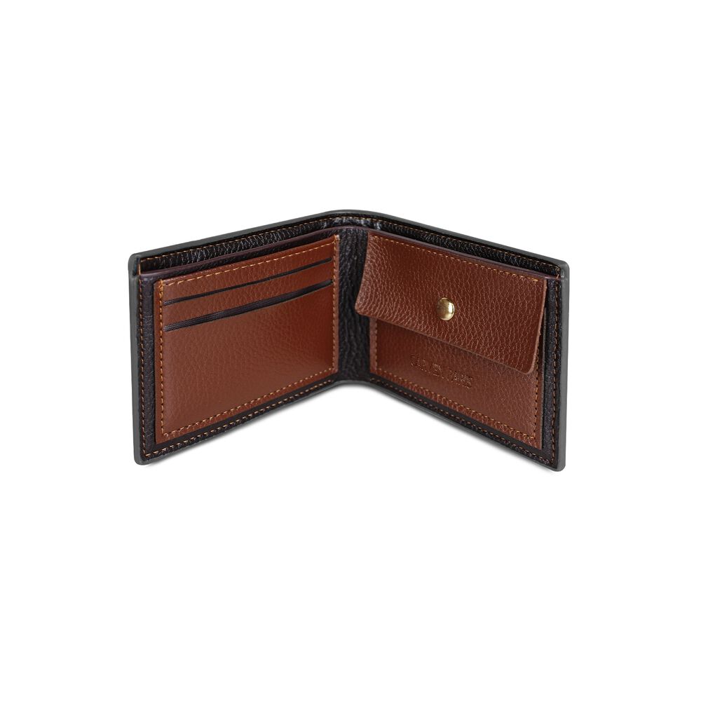 Billetera Hombre Jack Negra Con Monedero Carven Paris image number 5.0