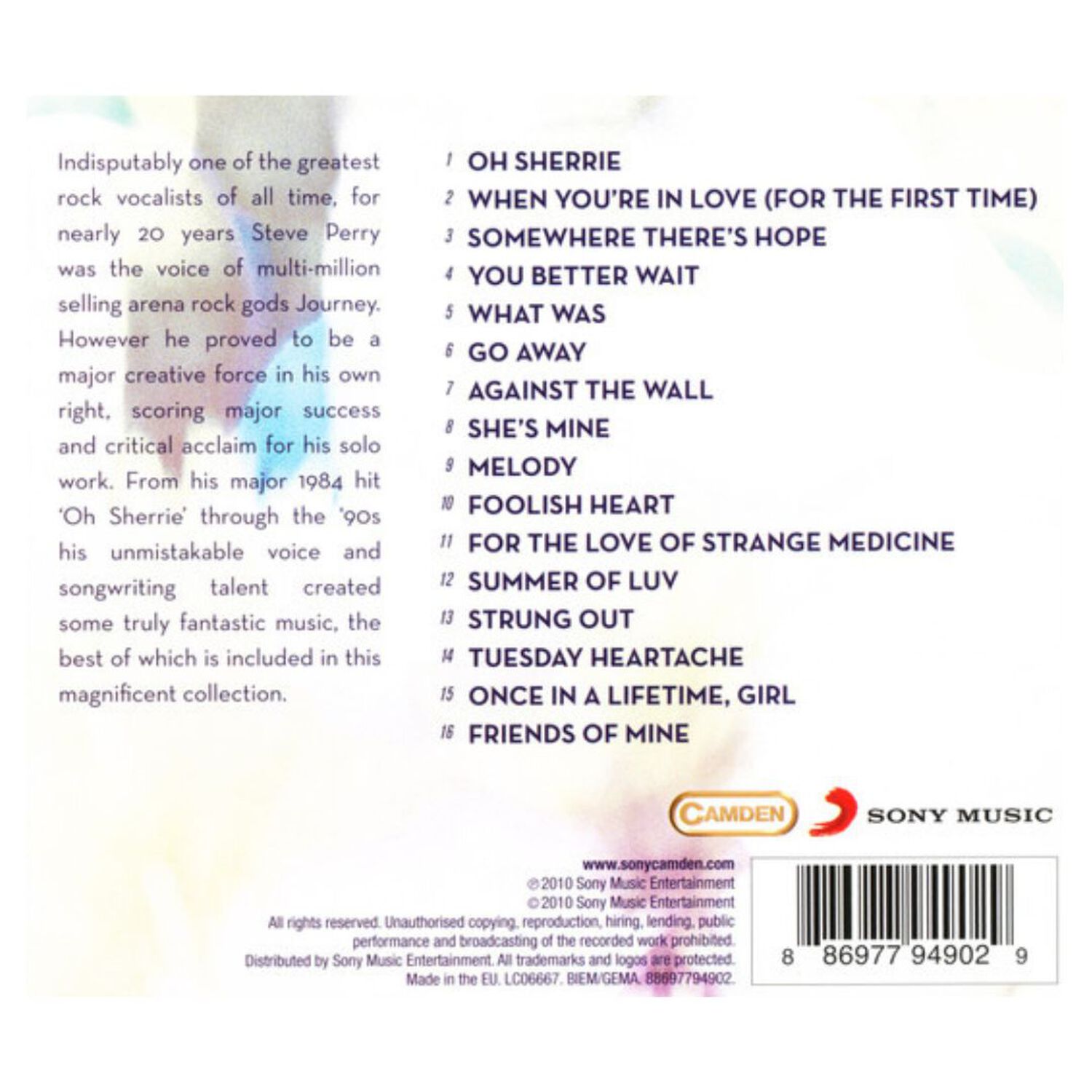 Steve Perry - The Best Of | Cd image number 1.0