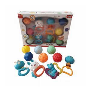 Juguete Set De Sonajeros Y Pelotas Sensoriales 10 Piezas Infantil