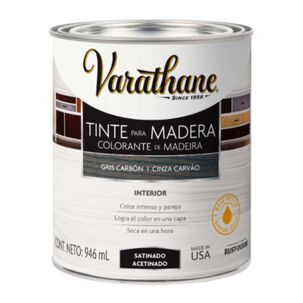 Tinte Para Madera Satinado 946ml Gris Carbón - Varathane
